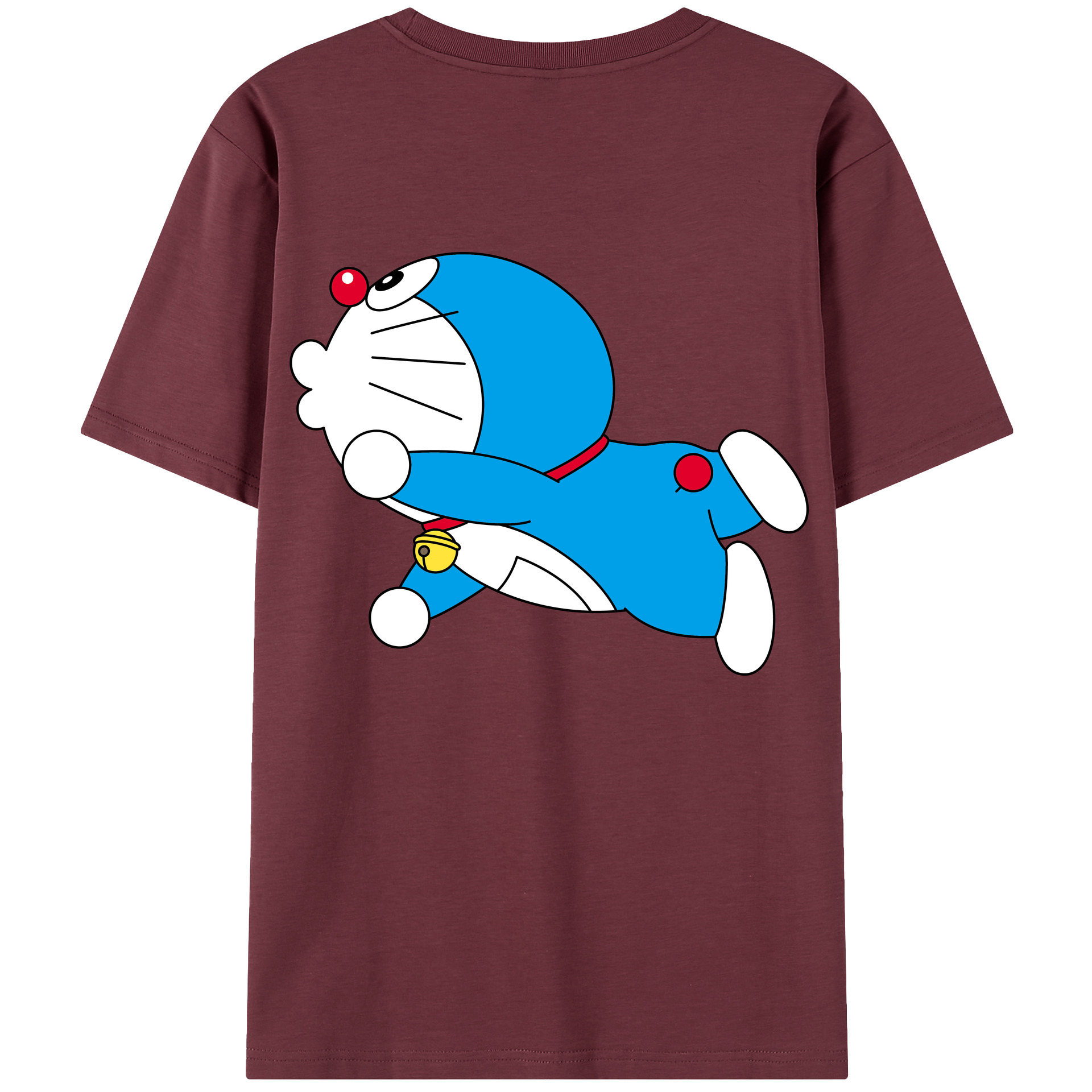 （画像用） ドラえもん Doraemon 綿100％半袖Tシャツ（背面プリント）